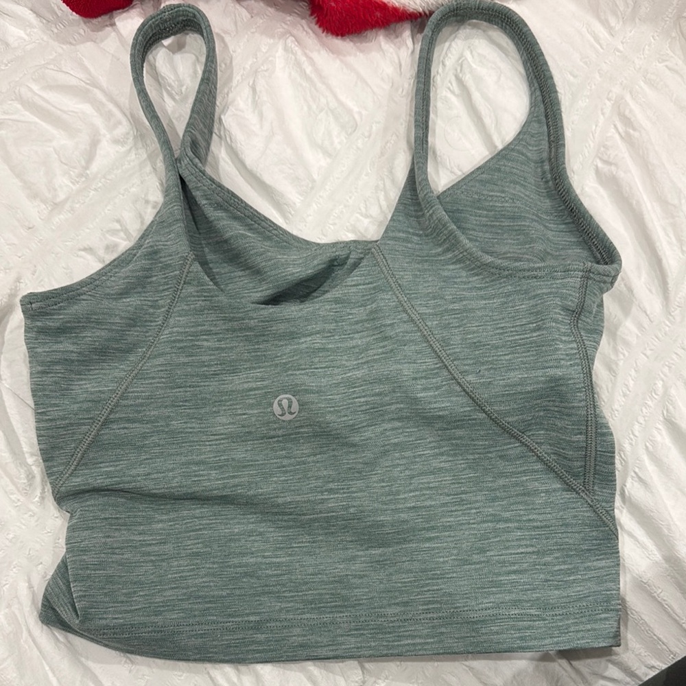 lululemon athletica Green Crop Top